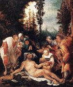 HUBER, Wolf The Lamentation of Christ sg oil painting
